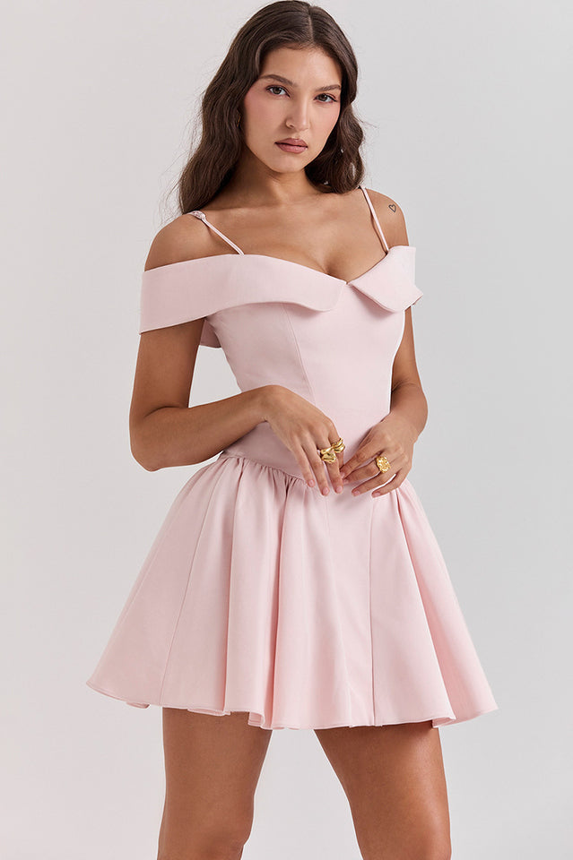 Elida Floral Mini Elbise