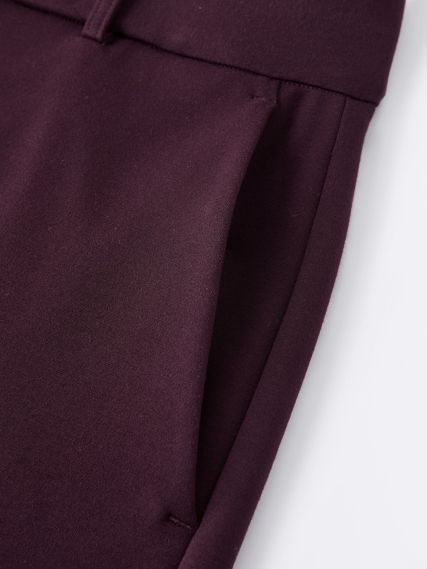 Yüksek Bel Düz Kesim Esnek Penye Pantolon