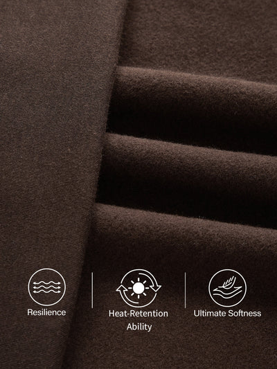 Heat-Tech Boğazlı Midi Elbise