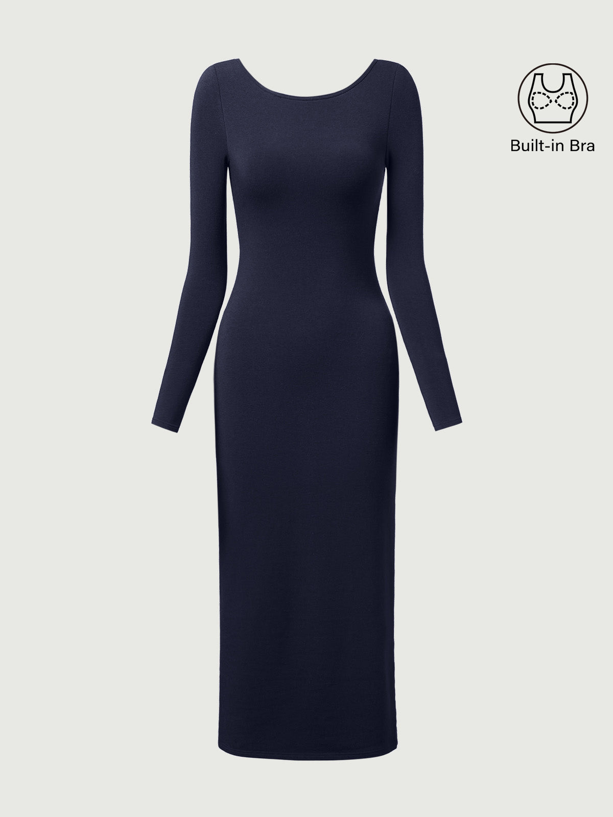 Eco-Mousse® Sırtı Açık Brami Midi Elbise