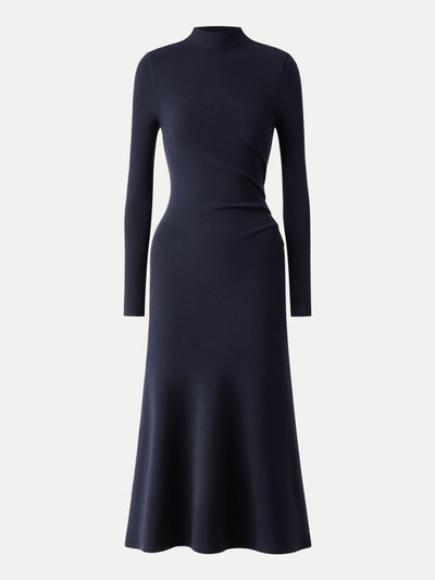 Heat Tech Uzun Kollu Zarif Midi Elbise