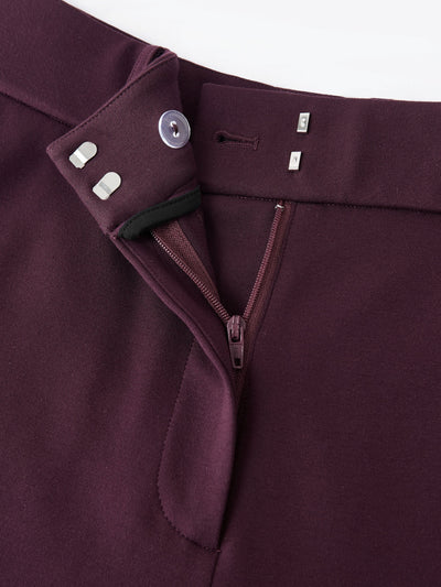 Yüksek Bel Düz Kesim Esnek Penye Pantolon