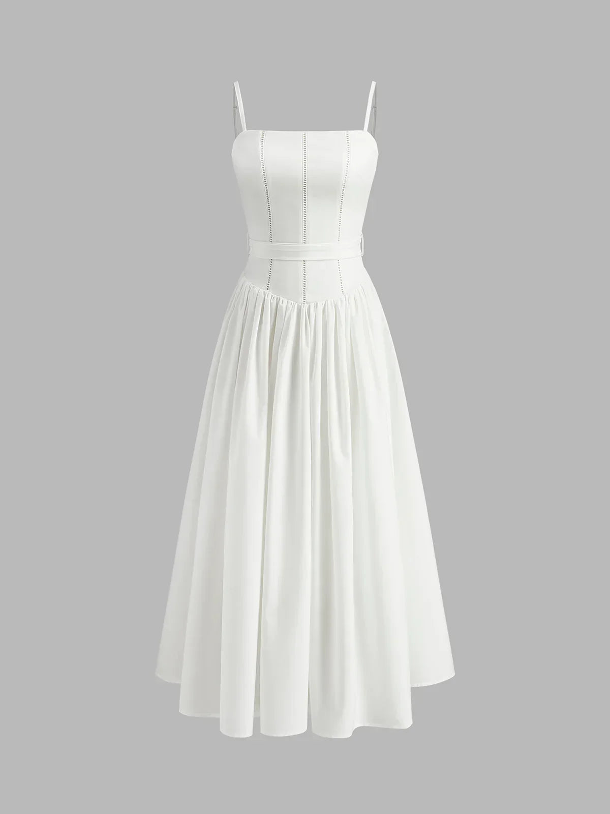 Frenchy Dökümlü Uzun Elbise