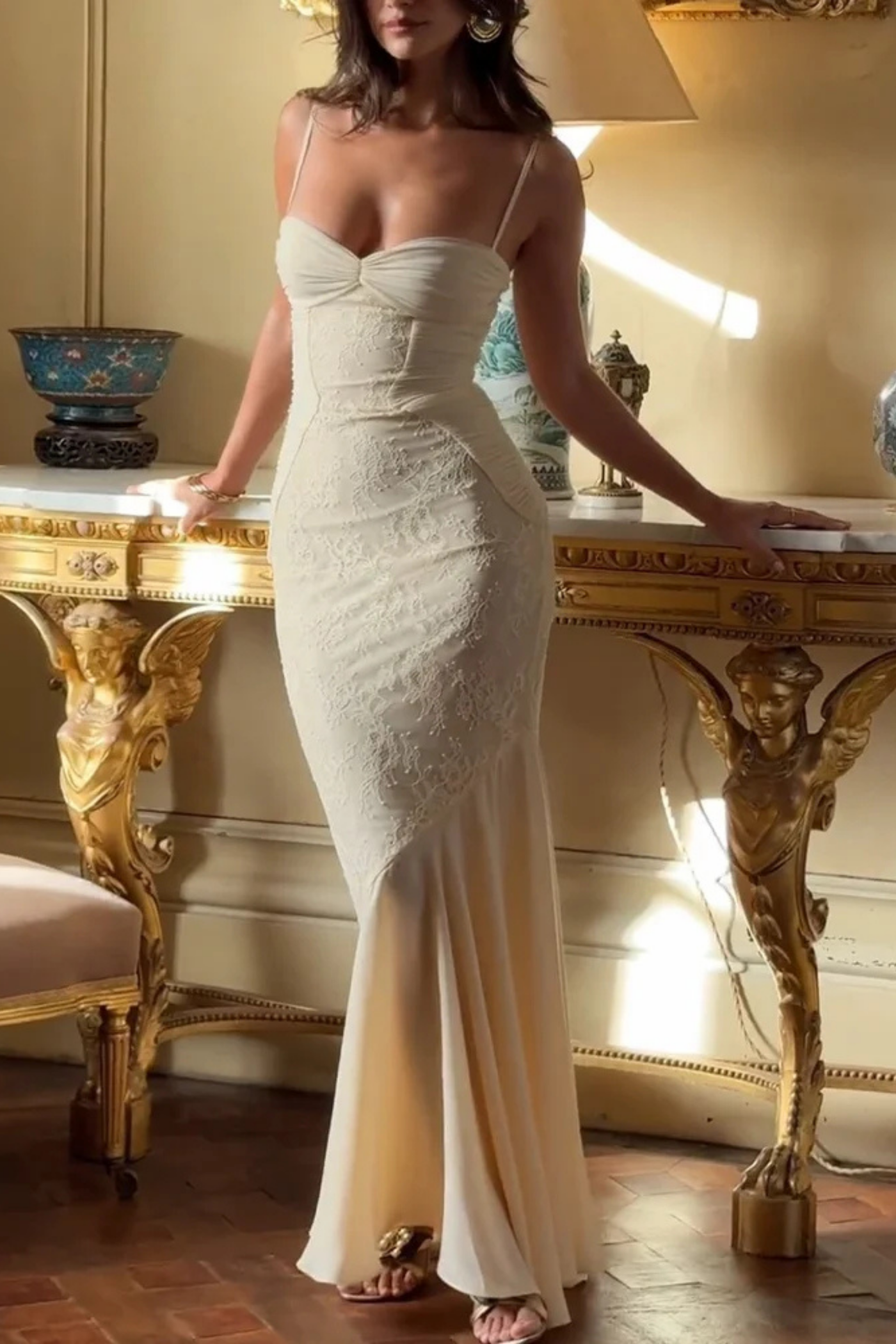 Denizkızı Bodycon Maksi Elbise