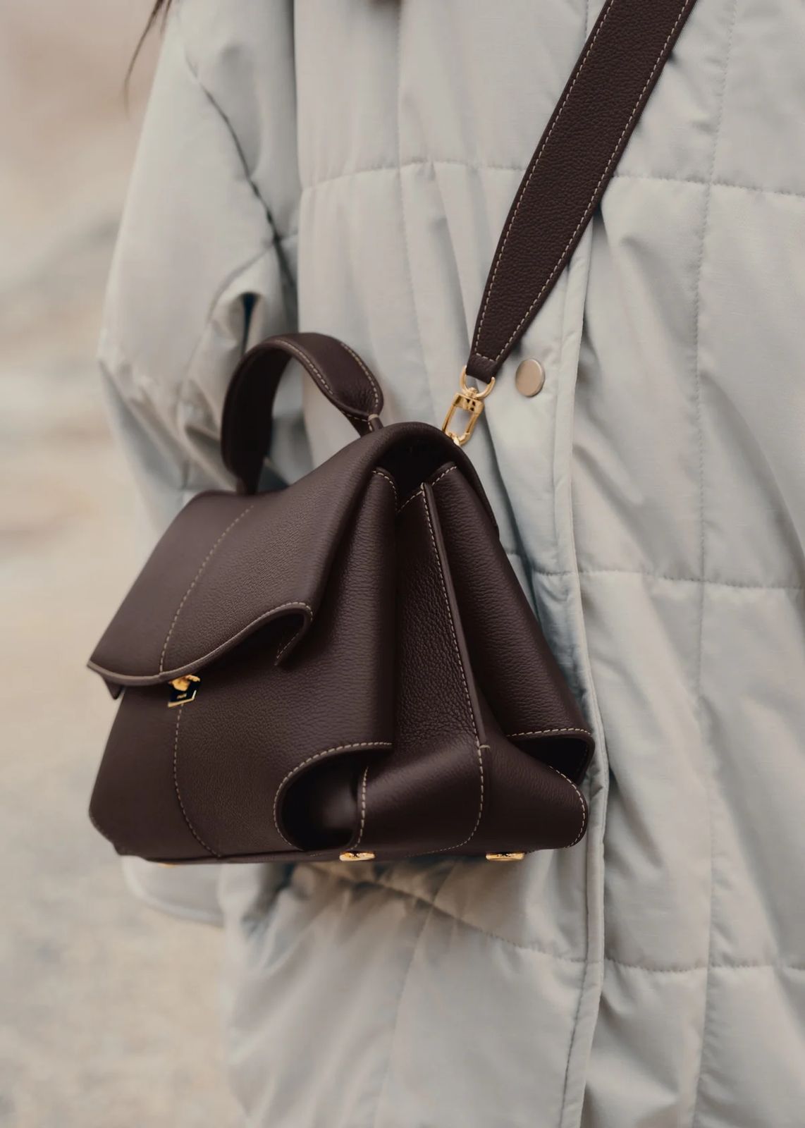 Deri Omuz ve El Çantası