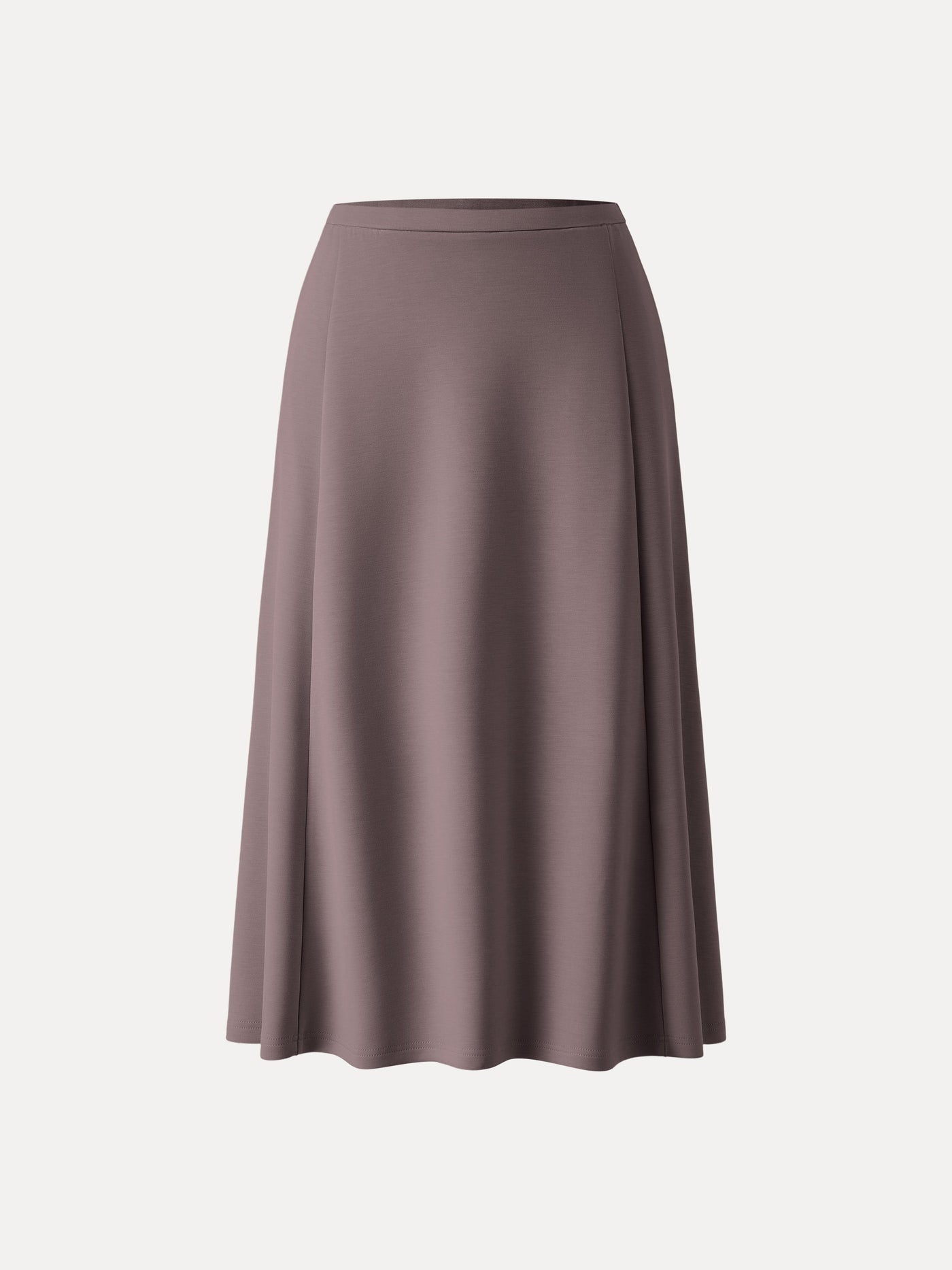 Gevşek Bağlamalı ve Cepli Midi Etek